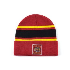 OEM Custom Printing Logo Low MOQ Customized Top Level Double Layered Stylish Knitted Cuffed Warm Beanie Hat Winter Hat