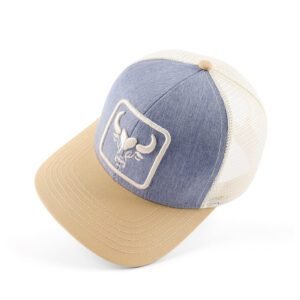 OEM Custom 6 Panel Pre Curved Brim Mesh Snap Back Sports Hats 3d Embroidered Logo Richardson Trucker Cap