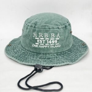 OEM Bucket Hat for Men With Custom Logo Outdoor Boonie Fishing Hat Vintage Cotton Washed Fisherman Cap Wide Brim Fisherman