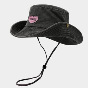 OEM Best Selling Fashion Design Women Bucket Fisherman Hat Bucket Hats with String High Quality