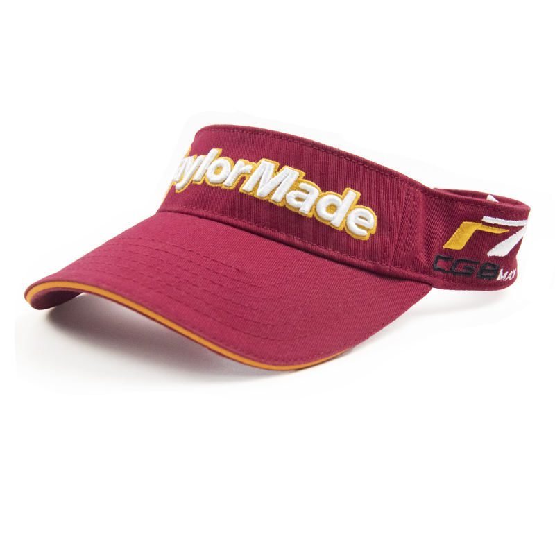 OEM Empty Top Tennis Sports Cap Gorras Wholesale Cotton Adjustable Sun Visor Hat Custom 3D Embroidery