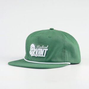 High Quality Flat Bill SnapBack Cap Custom 5 Panel Unstructured Embroidered Logo Hip Hop Hat Wholesale Solid Color Rope Snapback