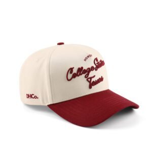 Customized Wholesale 5 or 6 Panel Structured Two Tone Baseball Cap Hat Custom 3D Embroidery logo Baseball Cap