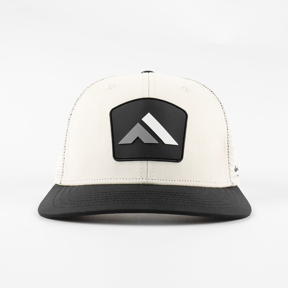 OEM Richardson 6 Panel Pre Curved Brim Trucker Cap Sports Hats 3d Embroidered Logo Mesh Snap Back Custom - Image 3