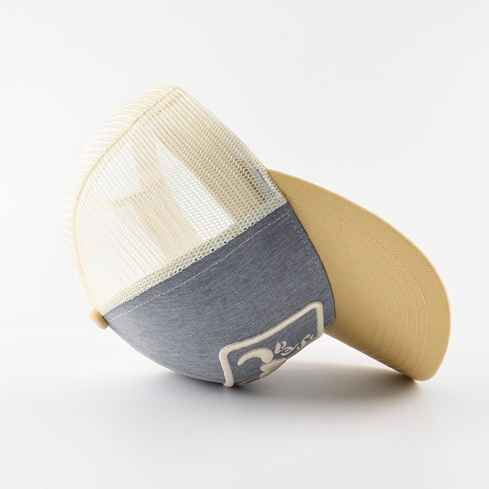 OEM Custom 6 Panel Pre Curved Brim Mesh Snap Back Sports Hats 3d Embroidered Logo Richardson Trucker Cap - Image 4