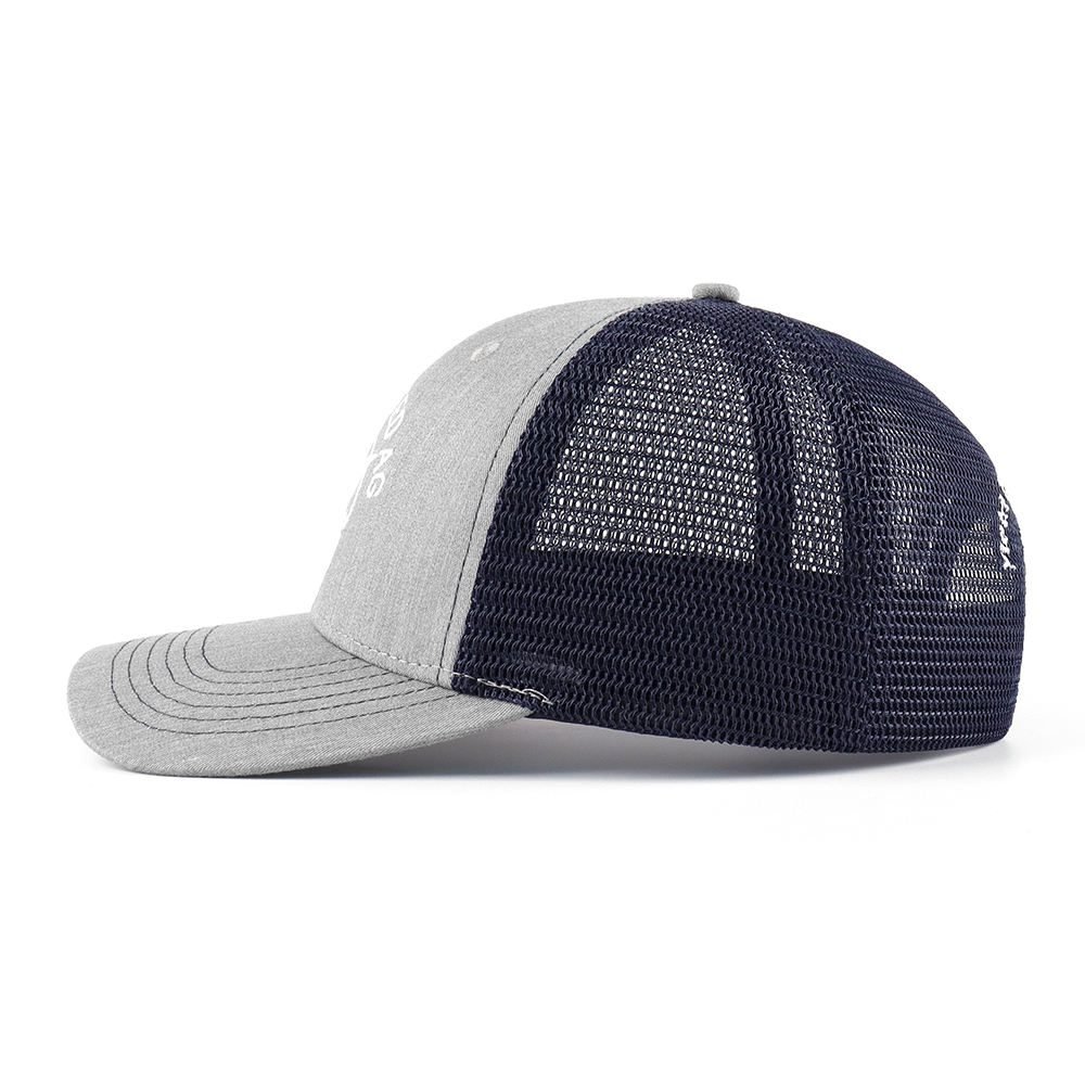 OEM Sports Hats Trucker Cap 3d Embroidered Logo Mesh Snap Back Custom Richardson 6 Panel Pre Curved Brim - Image 4