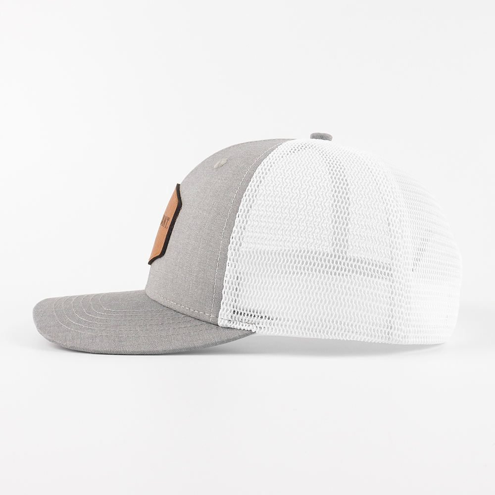 OEM Trucker Cap 6 Panel Pre Curved Brim Sports Hats 3d Embroidered Logo Richardson Mesh Snap Back Custom - Image 4