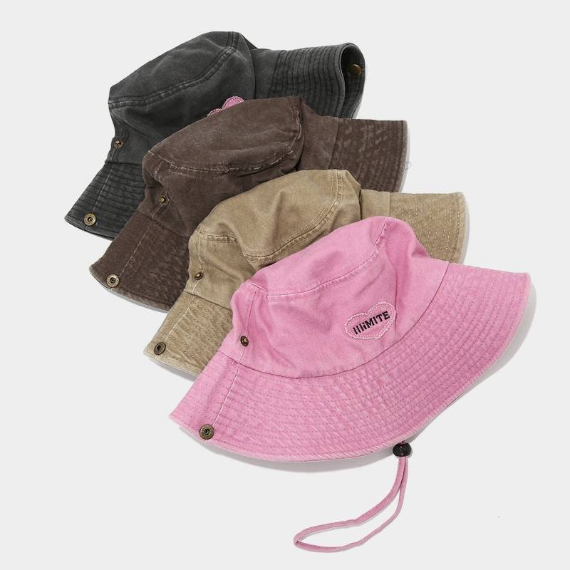 OEM Best Selling Fashion Design Women Bucket Fisherman Hat Bucket Hats with String High Quality - Image 3
