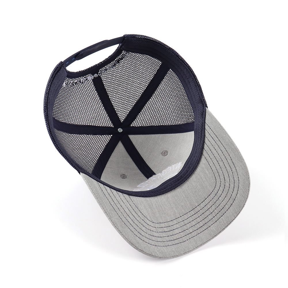 OEM Sports Hats Trucker Cap 3d Embroidered Logo Mesh Snap Back Custom Richardson 6 Panel Pre Curved Brim - Image 3