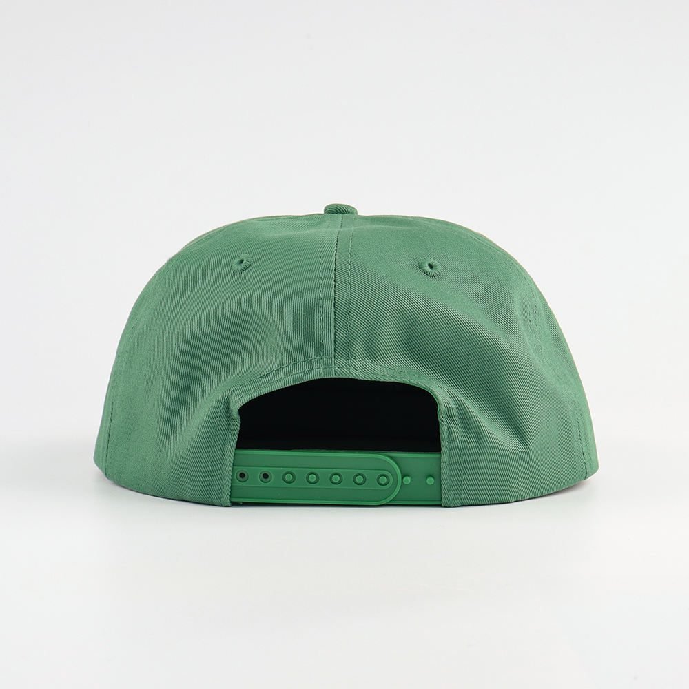 High Quality Flat Bill SnapBack Cap Custom 5 Panel Unstructured Embroidered Logo Hip Hop Hat Wholesale Solid Color Rope Snapback - Image 6