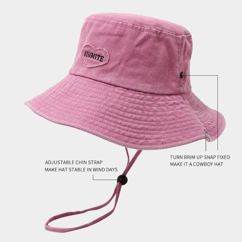 OEM Best Selling Fashion Design Women Bucket Fisherman Hat Bucket Hats with String High Quality - Image 4