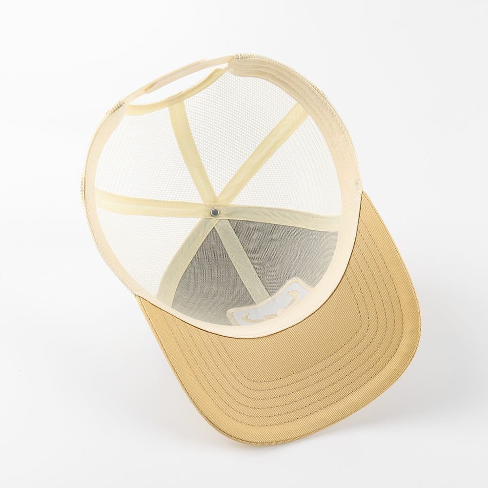 OEM Custom 6 Panel Pre Curved Brim Mesh Snap Back Sports Hats 3d Embroidered Logo Richardson Trucker Cap - Image 5