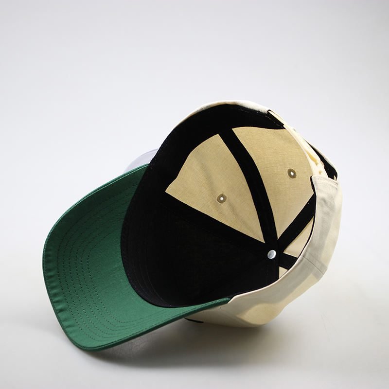 OEM Wholesale Blank Custom Embroidered Logo Baseball Cap Men Women Trendy 5 Panel Two Tone Snapback Dad Hats Vintage Trucker Hat - Image 5