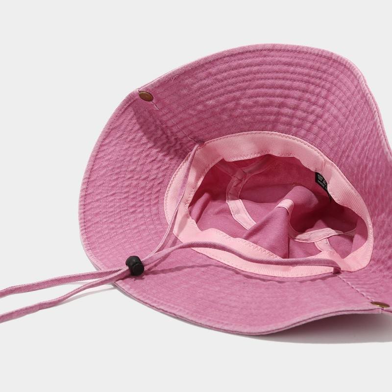 OEM Best Selling Fashion Design Women Bucket Fisherman Hat Bucket Hats with String High Quality - Image 5