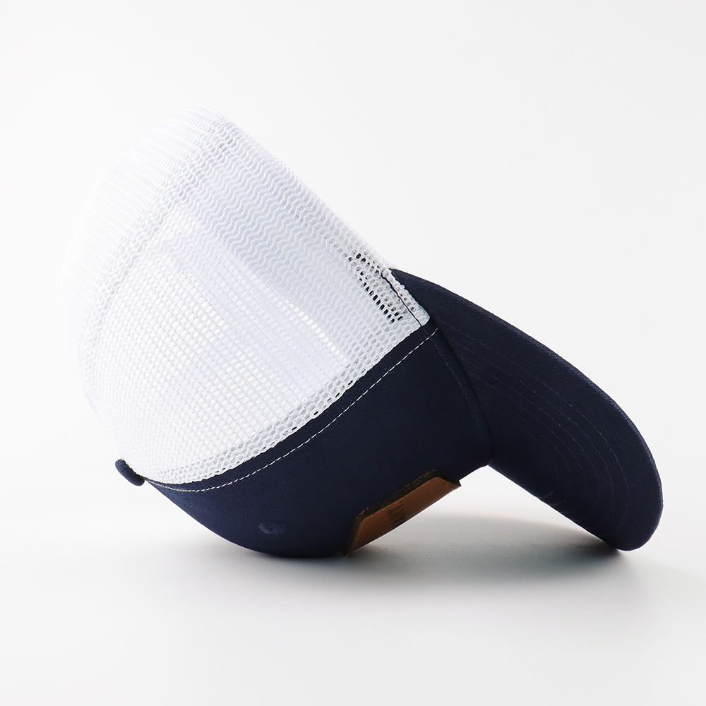 OEM Trucker Cap Custom 6 Panel Pre Curved Brim Mesh Snap Back Sports Hats 3d Embroidered Logo Richardson - Image 6