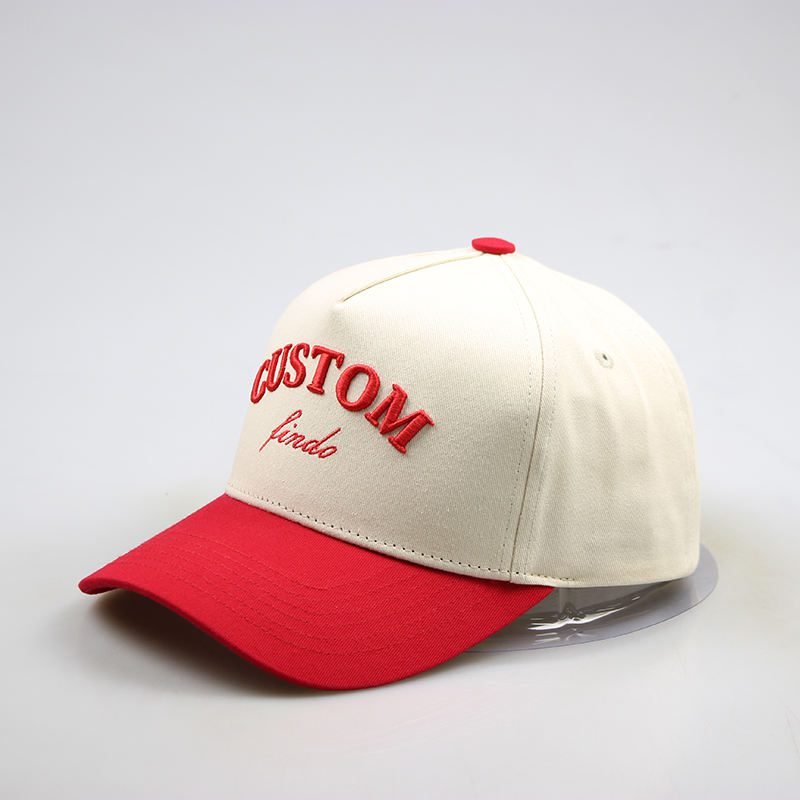 OEM Wholesale Blank Custom Embroidered Logo Baseball Cap Men Women Trendy 5 Panel Two Tone Snapback Dad Hats Vintage Trucker Hat - Image 6