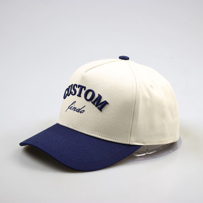 OEM Wholesale Blank Custom Embroidered Logo Baseball Cap Men Women Trendy 5 Panel Two Tone Snapback Dad Hats Vintage Trucker Hat - Image 7