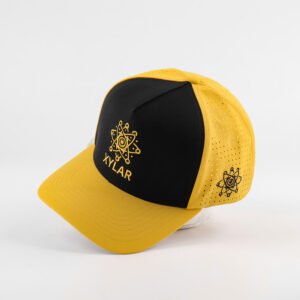 Custom Waterproof Sports Cap – Rope Design, Breathable Laser Perforated Panels