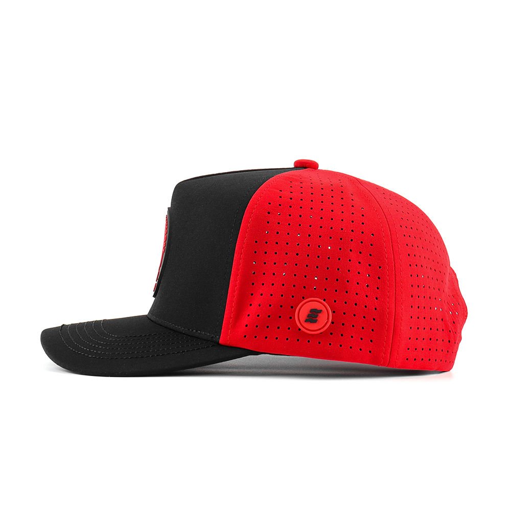 Custom Waterproof Sports Cap – Rope Design, Breathable Laser Perforated Panels - Image 4