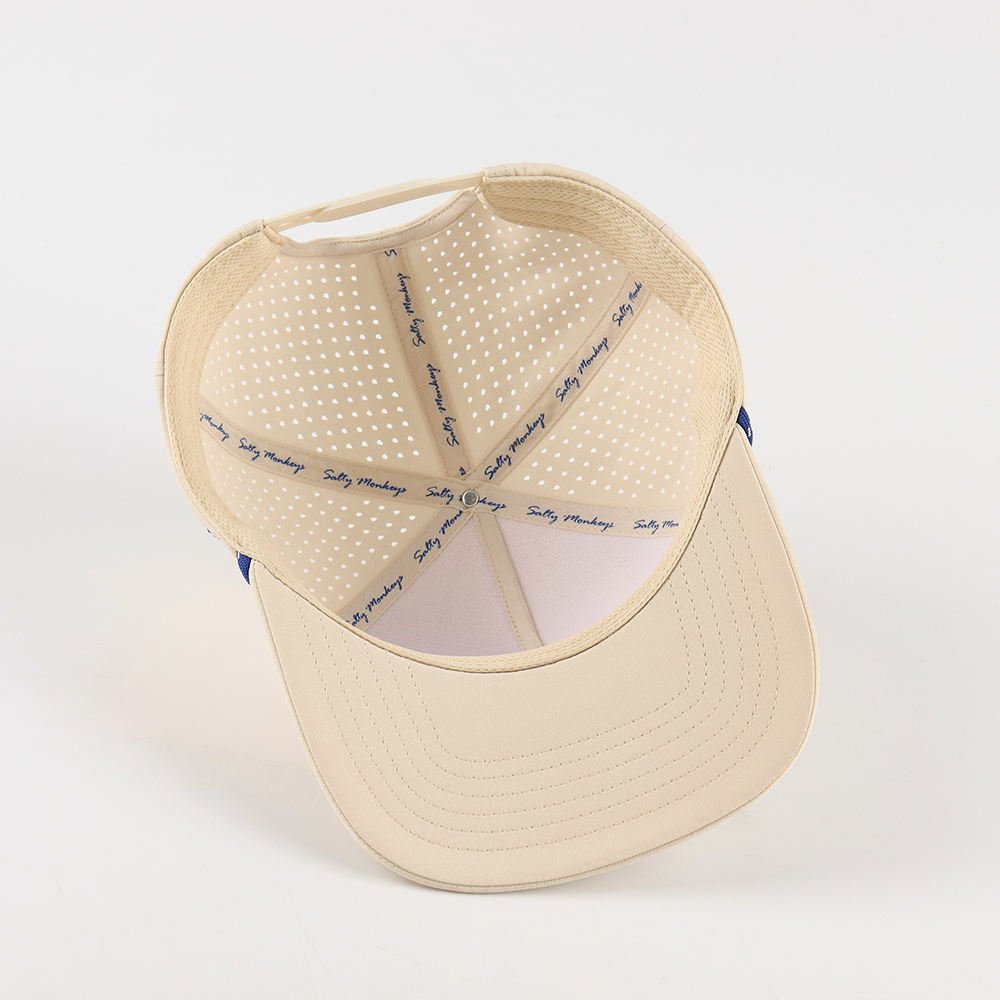 Custom Waterproof Sports Cap – Rope Design, Breathable Laser Perforated Panels - Image 5