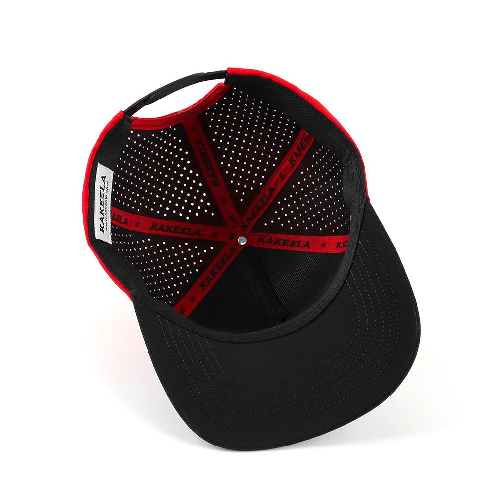 Custom Waterproof Sports Cap – Rope Design, Breathable Laser Perforated Panels - Image 5