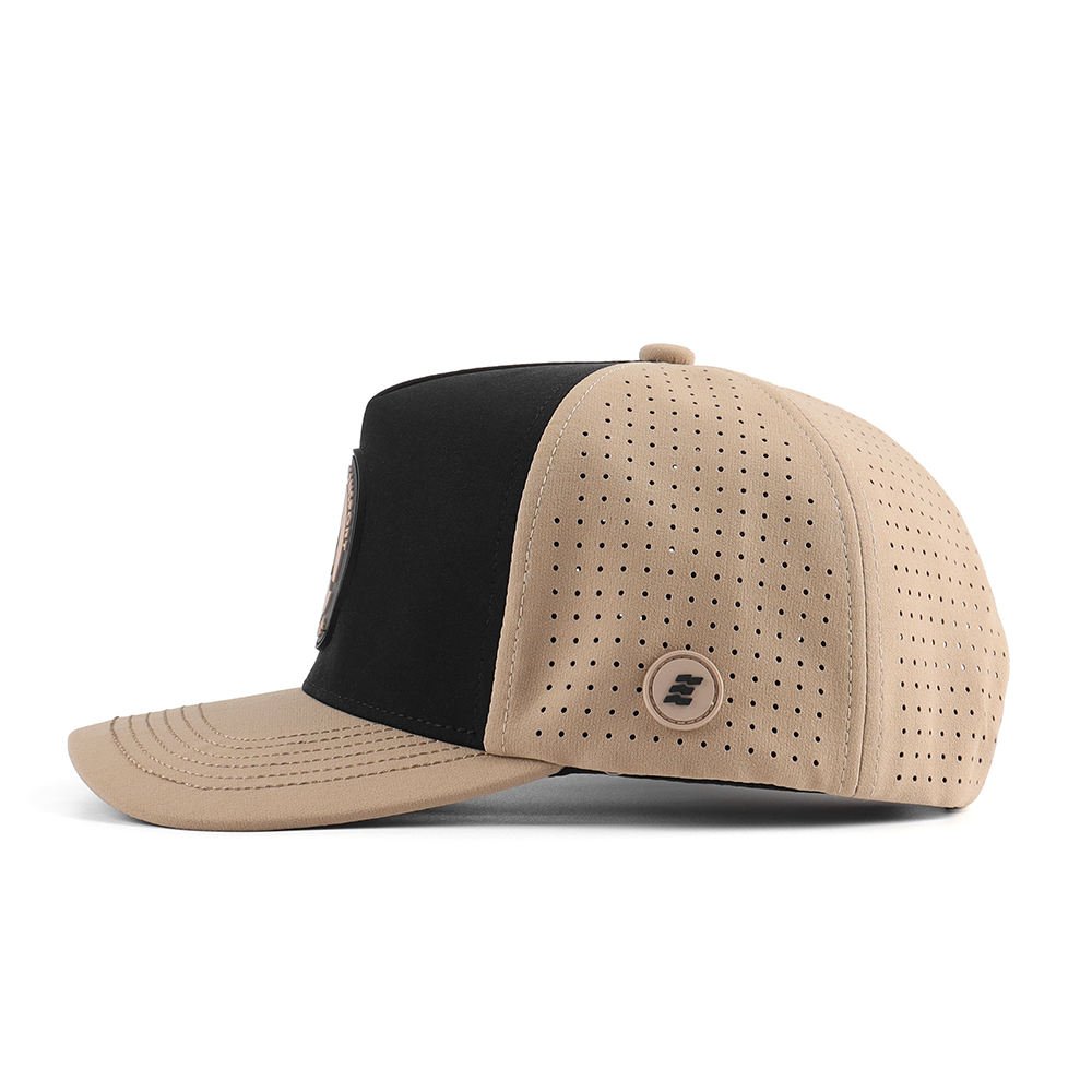 Custom Waterproof Sports Cap – Rope Design, Breathable Laser Perforated Panels - Image 3