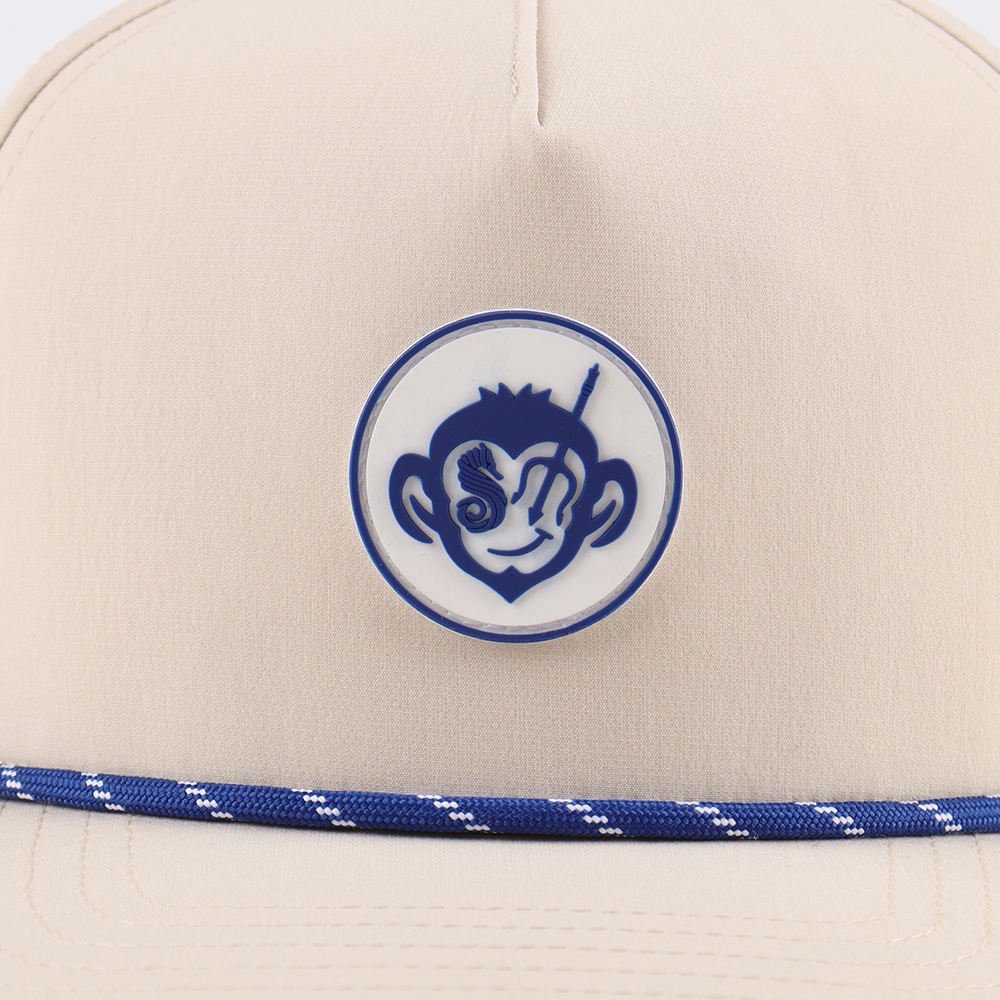 Custom Waterproof Sports Cap – Rope Design, Breathable Laser Perforated Panels - Image 6